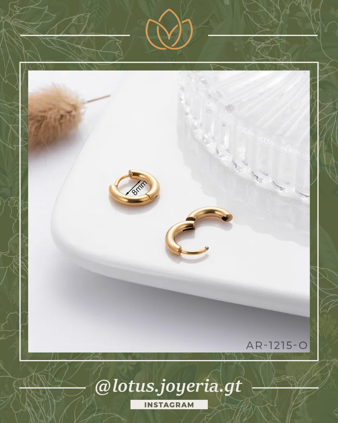 Aretes | 30% OFF! > ESENCIALES > AR-1215-O