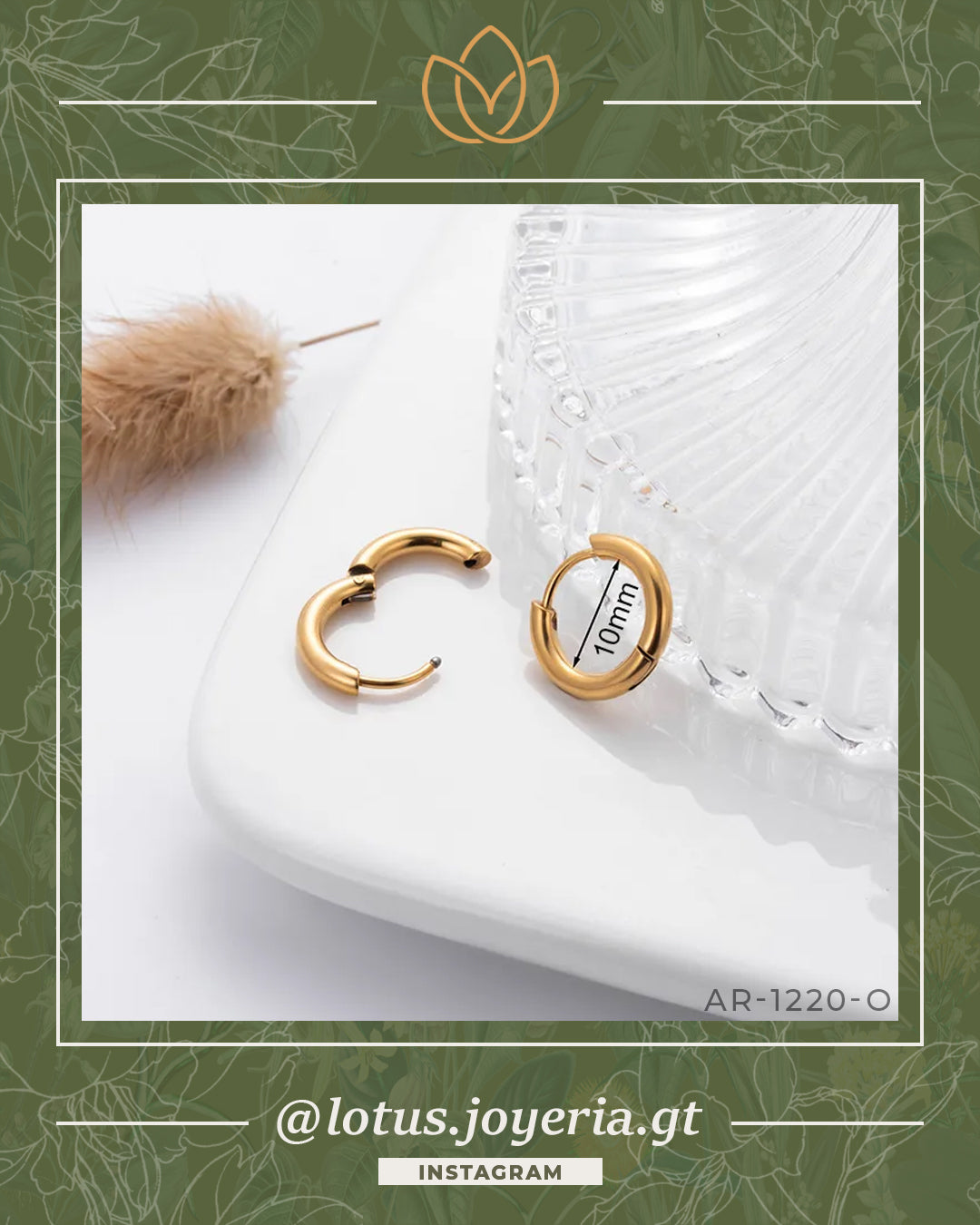 Aretes | 30% OFF! > ESENCIALES > AR-1220-O