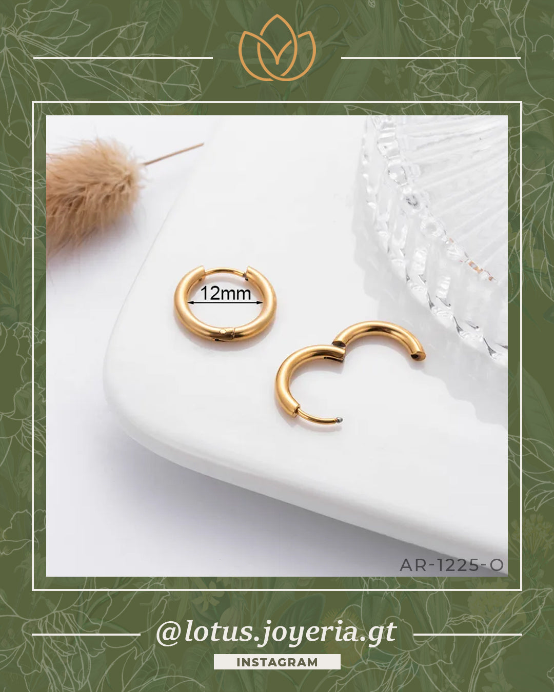 Aretes | 30% OFF! > ESENCIALES > AR-1225-O