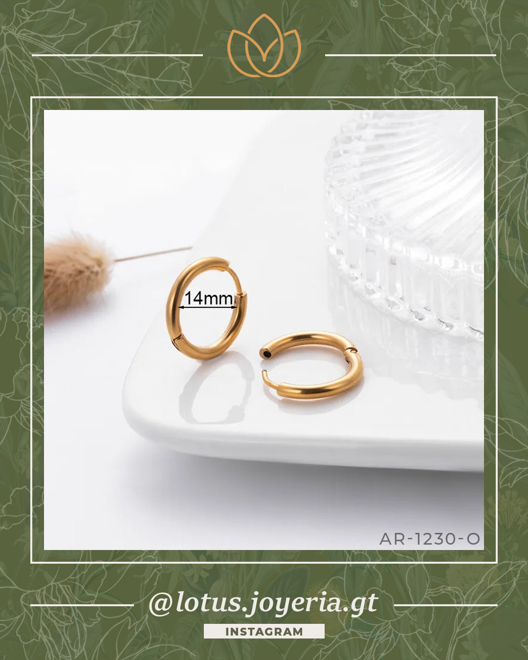 Aretes > ESENCIALES > AR-1230-O