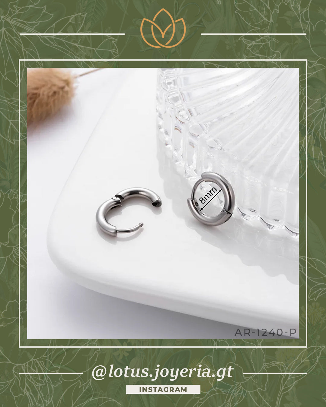 Aretes | 30% OFF! > ESENCIALES > AR-1240-P