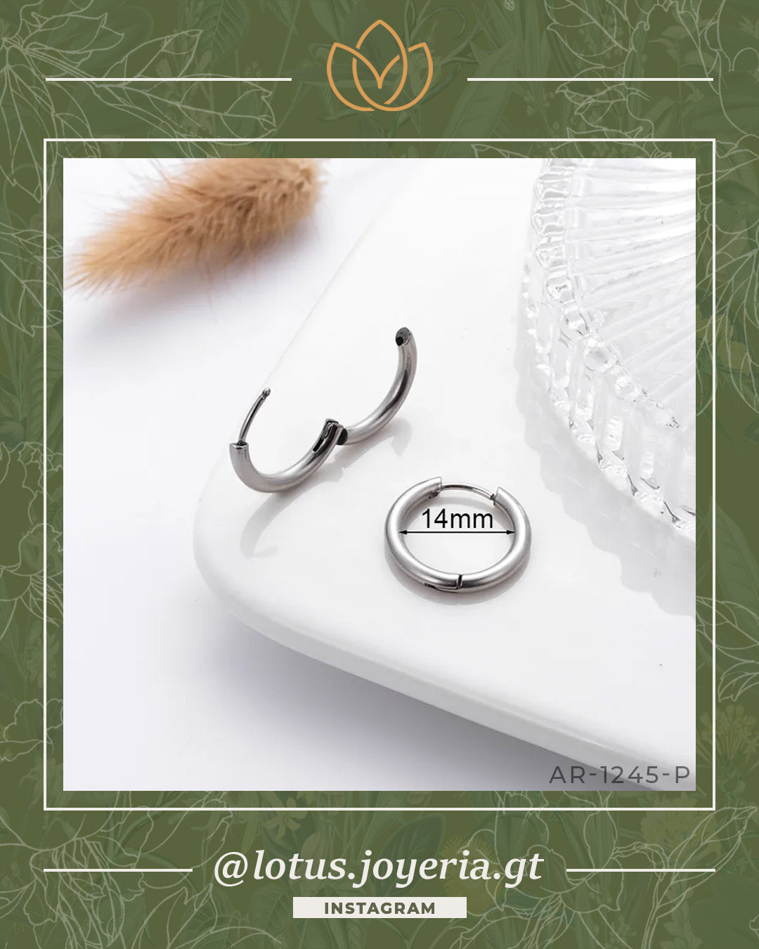 Aretes > ESENCIALES > AR-1245-P