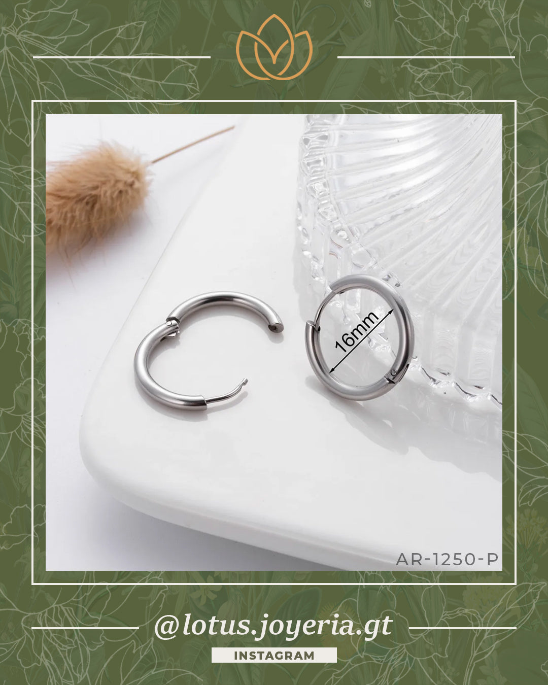 Aretes | 30% OFF! > ESENCIALES > AR-1250-P