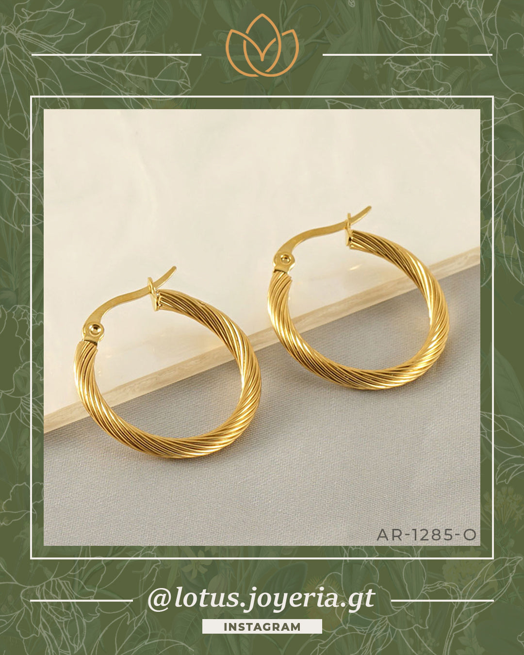 Aretes > ESENCIALES > AR-1285-O