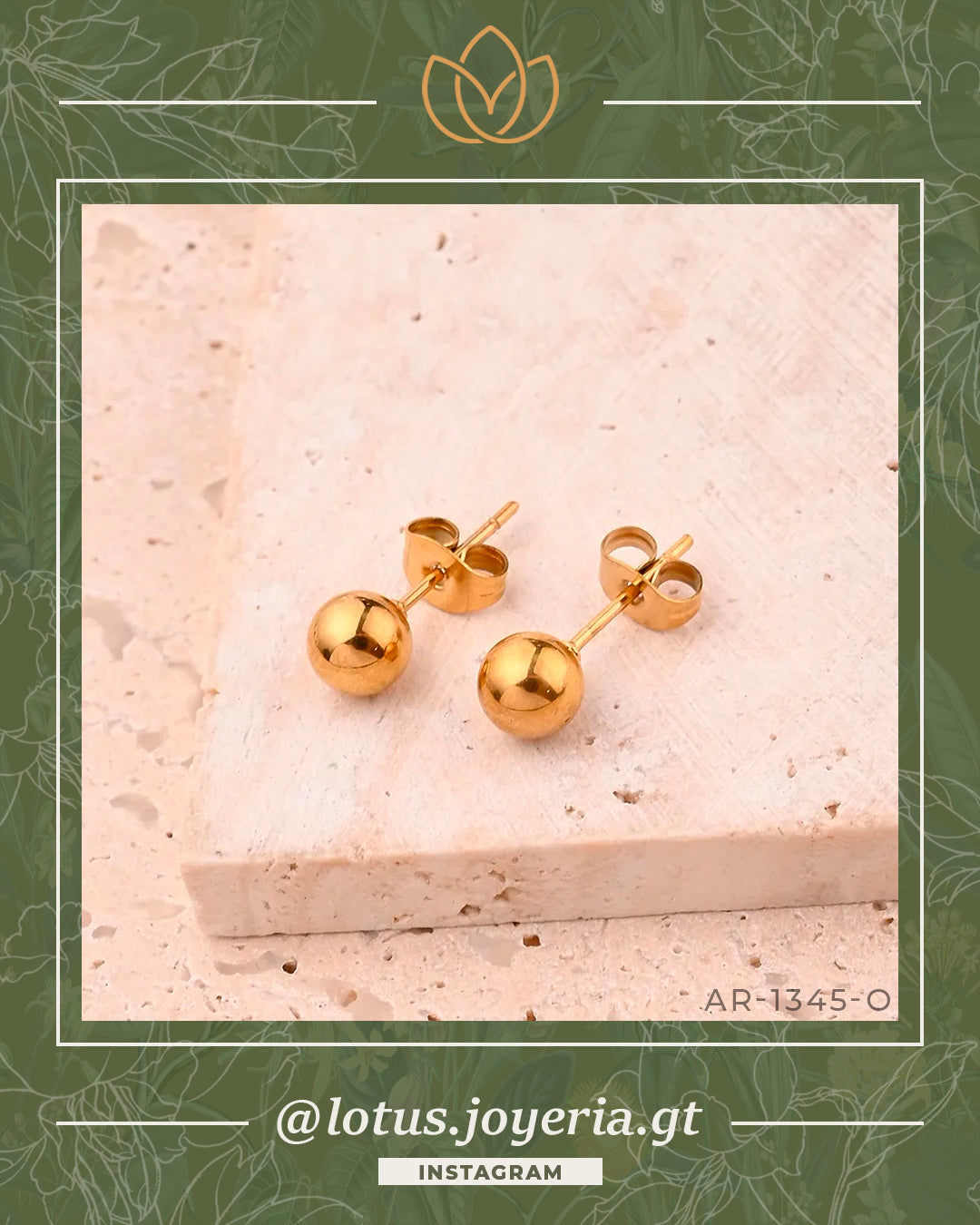 Aretes > ESENCIALES > AR-1345-O